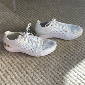 White Under Armour training shoes
